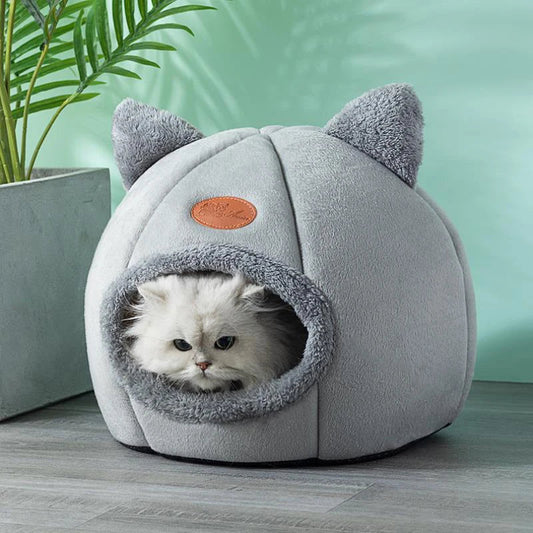 katzenbett höhle plüschmaterial waschbar