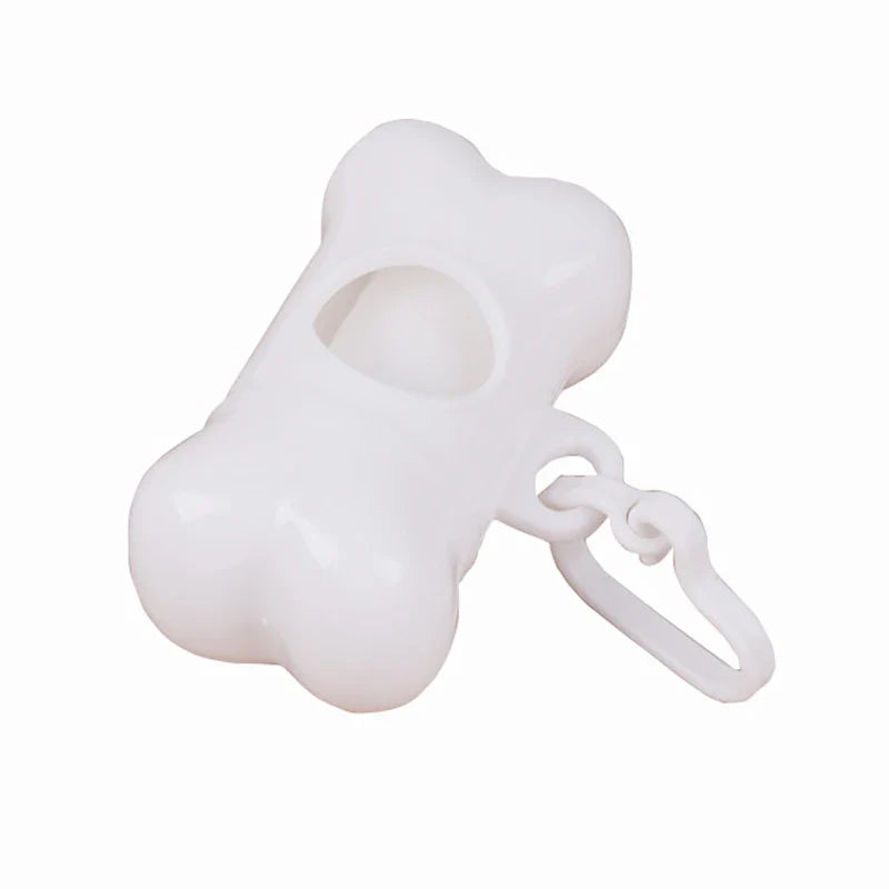 Weißer Knochen-Kotbeutelhalter mit
