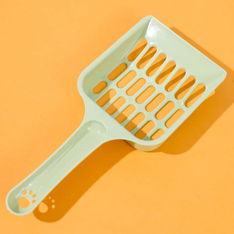 Grüne Katzenstreuschaufel – langlebiger Kunststoff, praktisches Design