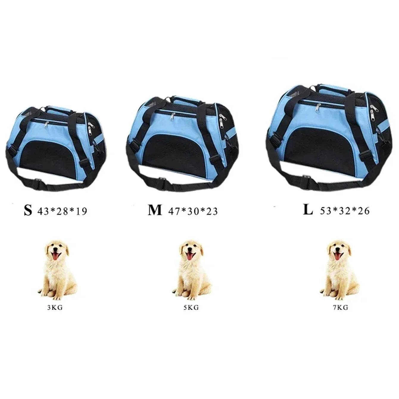 Transporttasche Größenangabe