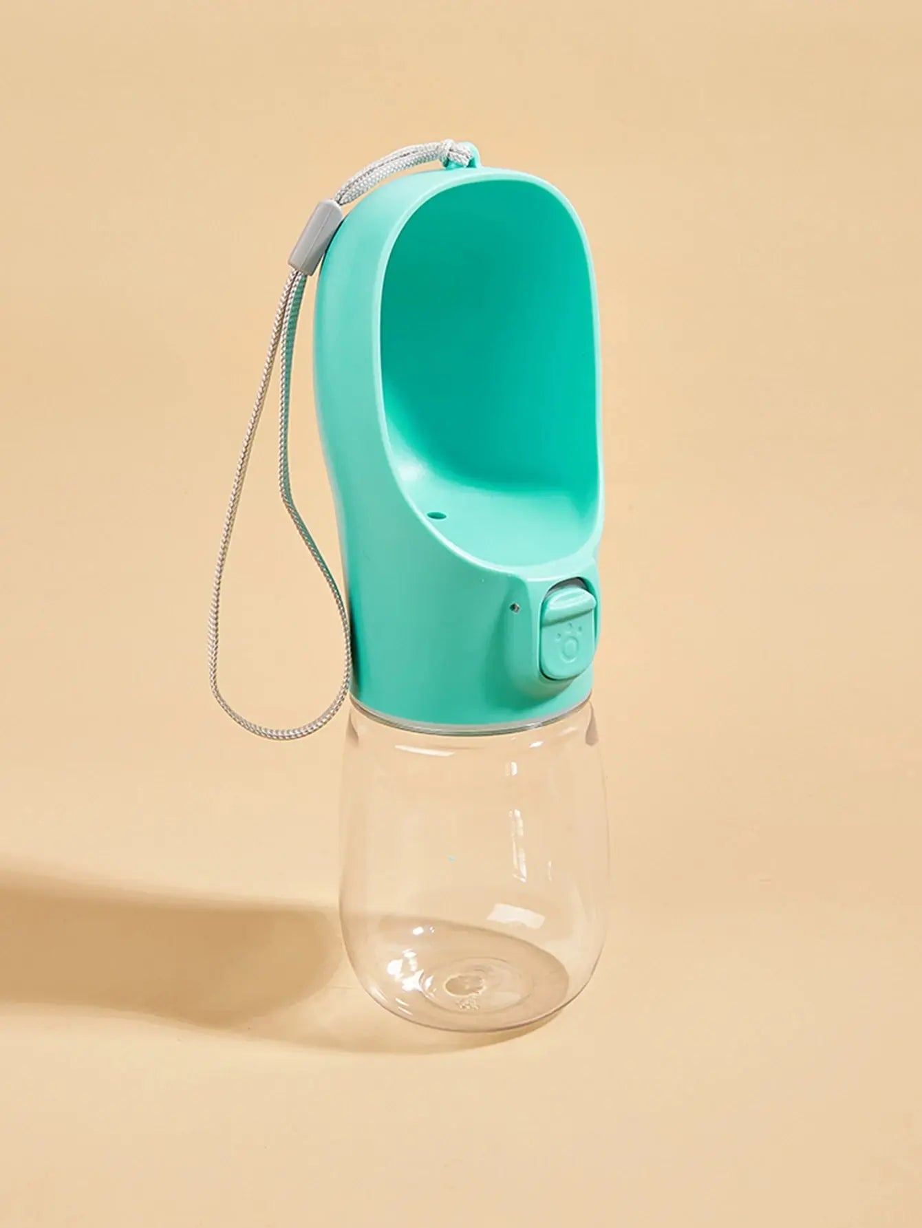 tragbare Hundewasserflasche  BPA-frei in grün
