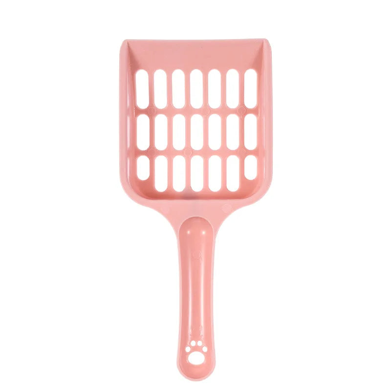 Pink Katzenstreuschaufel – langlebiger Kunststoff, praktisches Design