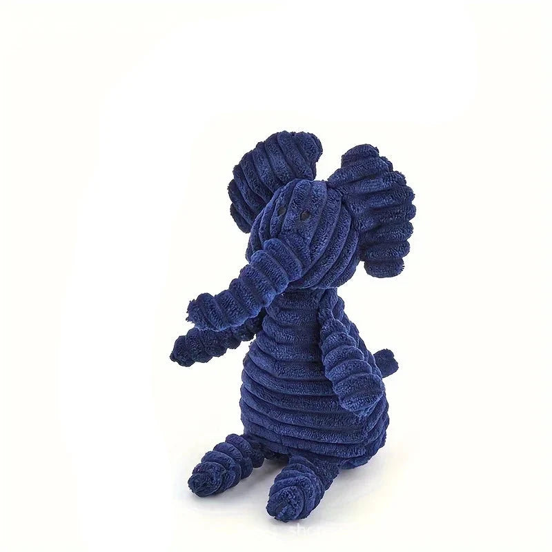 Plüsch-Hundespielzeug Tierform – Elefant, weich & robust