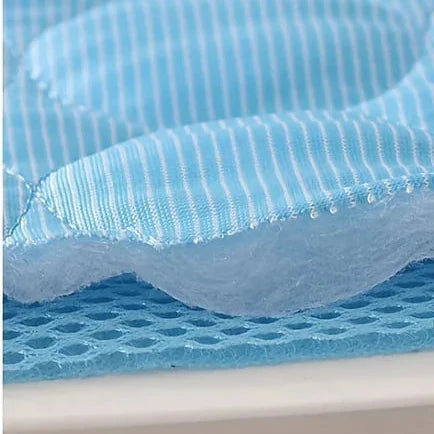 selbstkühlende Haustiermatte mit Eisseiden-Oberfläche aufbau