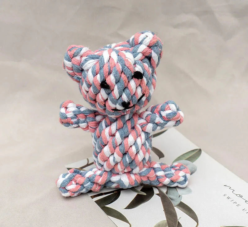 Seil-Plüschhundespielzeug bär