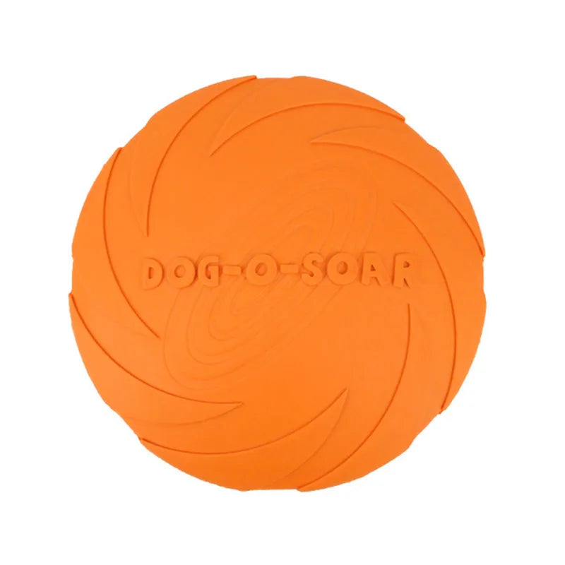 Orange hundespielzeug frisbee
