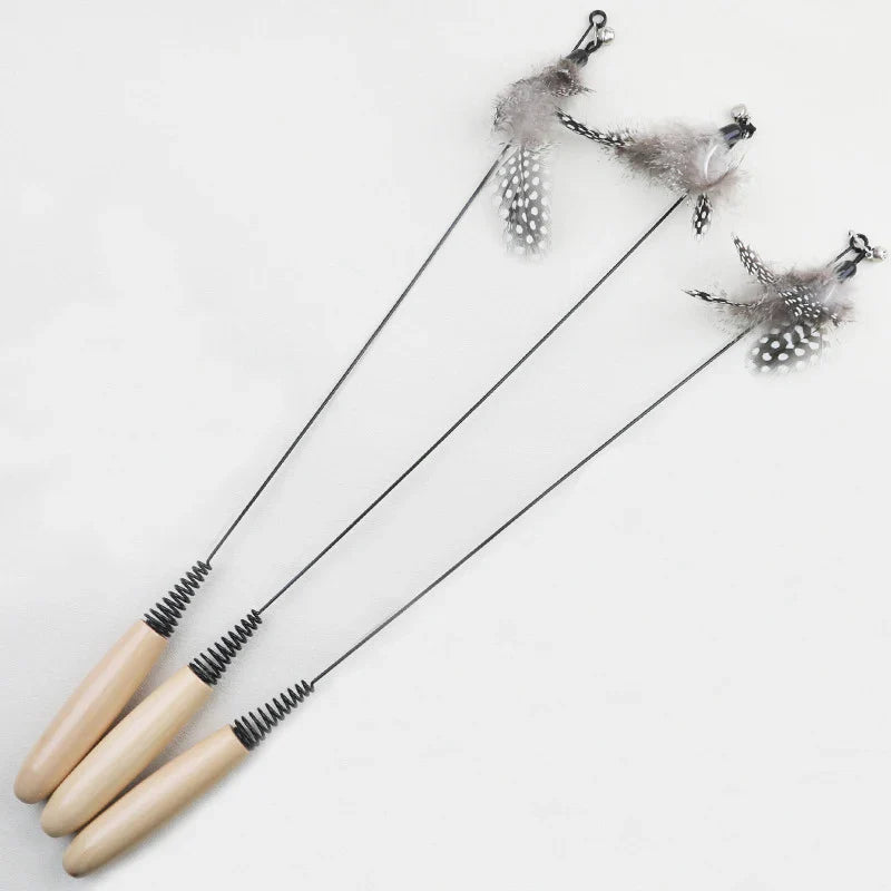 Biegsamer Metallstab mit Federaufsatz