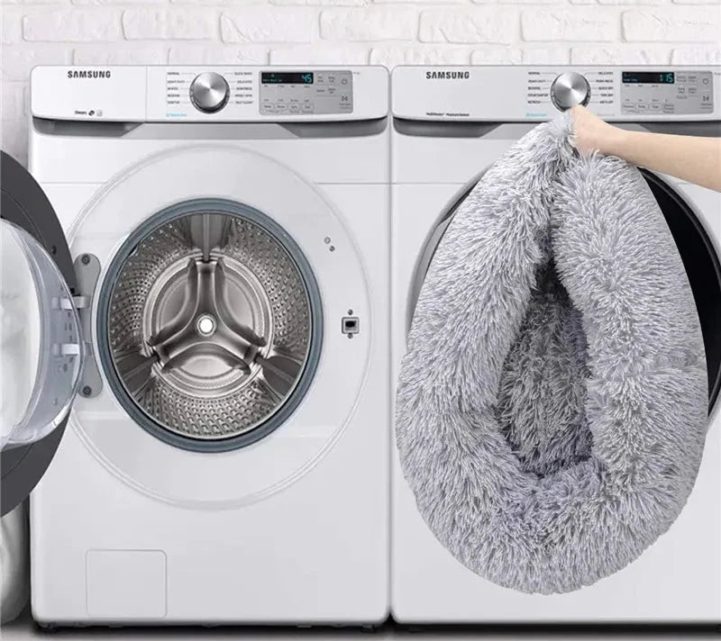 Flauschiges Haustierbett waschbar