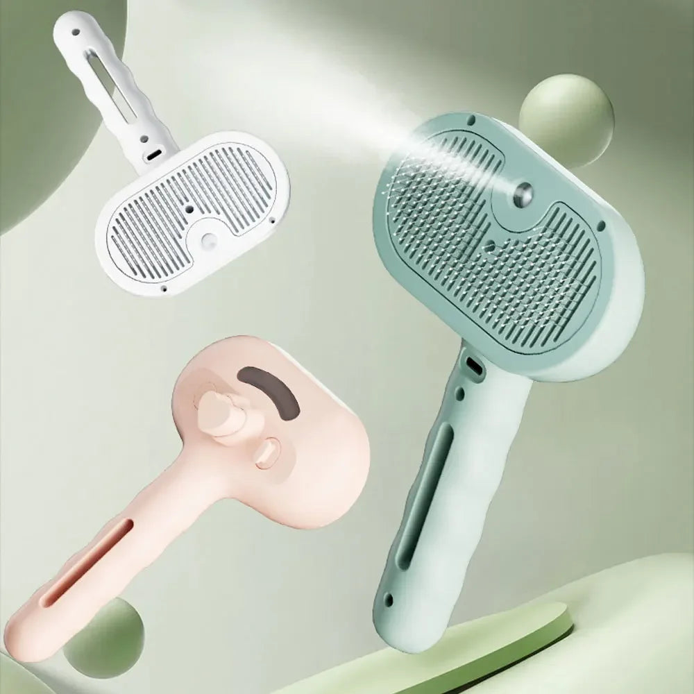 Bürste mit Wassertank und Sprühnebel