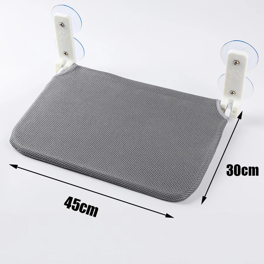 stabile katzen fensterliege ohne bohren für große katzen größenangabe