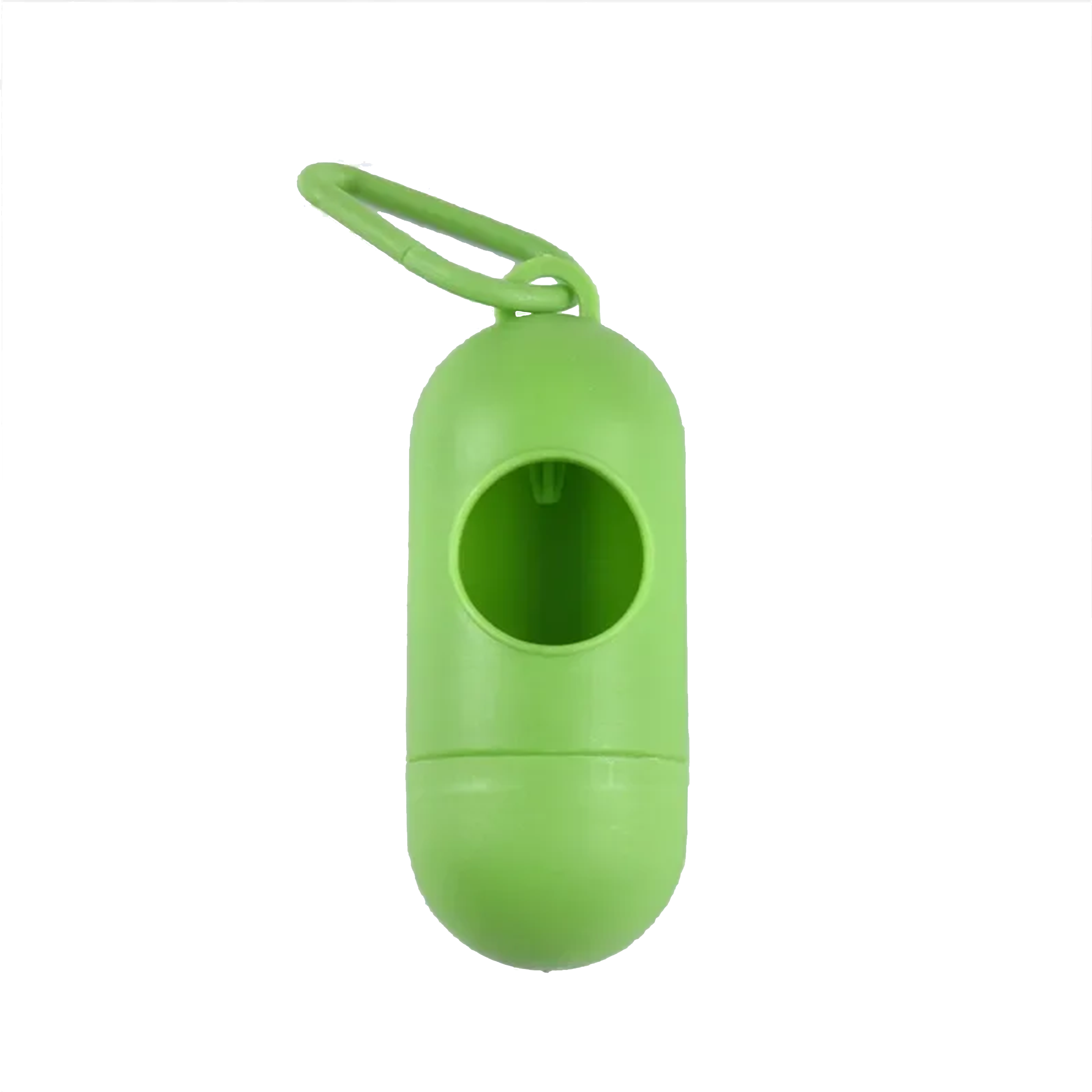 Tragbarer Kotbeutelspender in Grün für Hunde